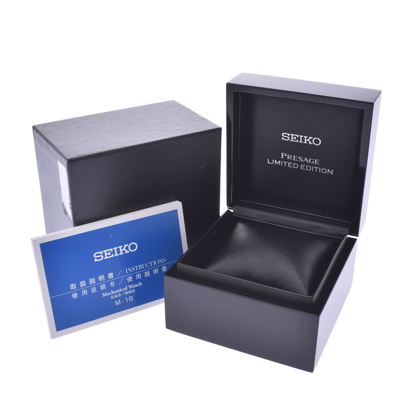 SEIKO セイコー プレサージュ LIMITED 6L35-00A0/SARA015 メンズ SS 腕時計 自動巻き シルバー文字盤 Aランク 中古 銀蔵