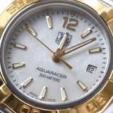 TAG HEUER タグホイヤーアクアレーサー WAF1424.BB0814 Lady's SS/GP watch quartz shell clockface AB rank used silver storehouse