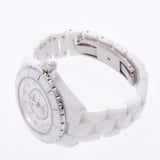 CHANEL J12 38mm 8P Diamond H2423 Men's White Ceramic/SS Watch Automatic winding Shell Dial A Rank Used Ginzo