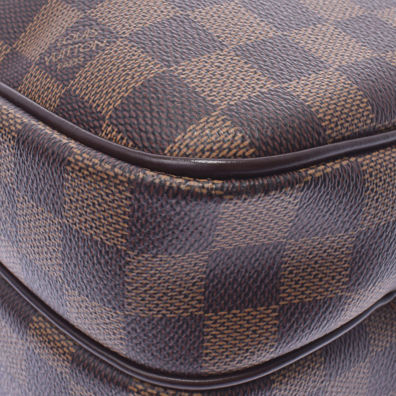 LOUIS VUITTON Louis Vuitton Damier Porter pm SP order Brown N45253 unisex shoulder bag a rank used silver