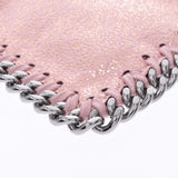 Coin purse pink silver metal fittings Lady's coin case newly used goods silver storehouse with the Stella McCartney Stella McCartney fake leather card pocket