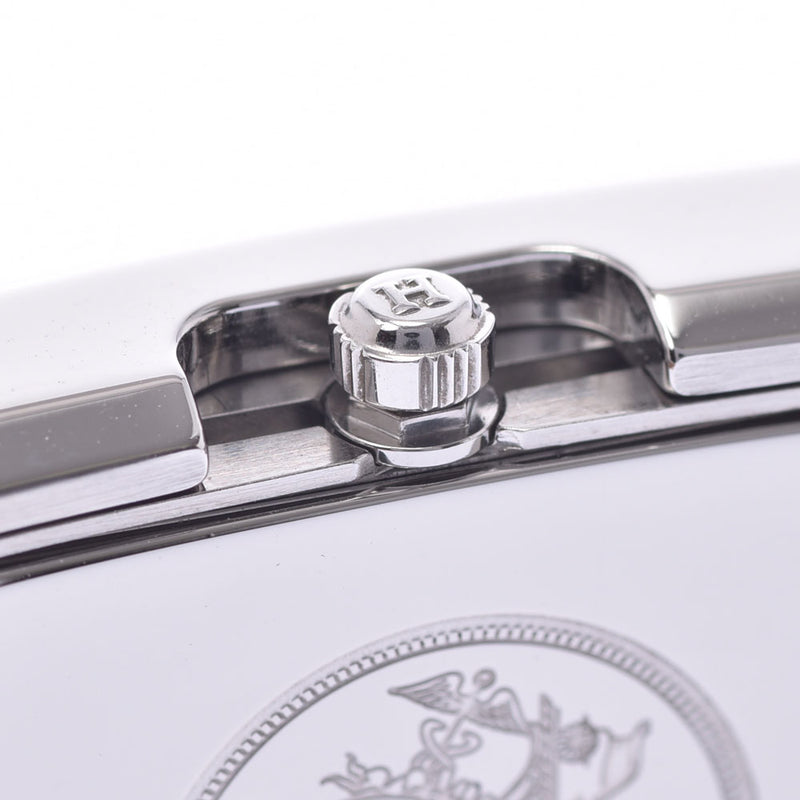 HERMES エルメス ベルトウォッチ BE1.210 レディース SS/革 腕時計 クオーツ 白文字盤 ABランク 中古 銀蔵