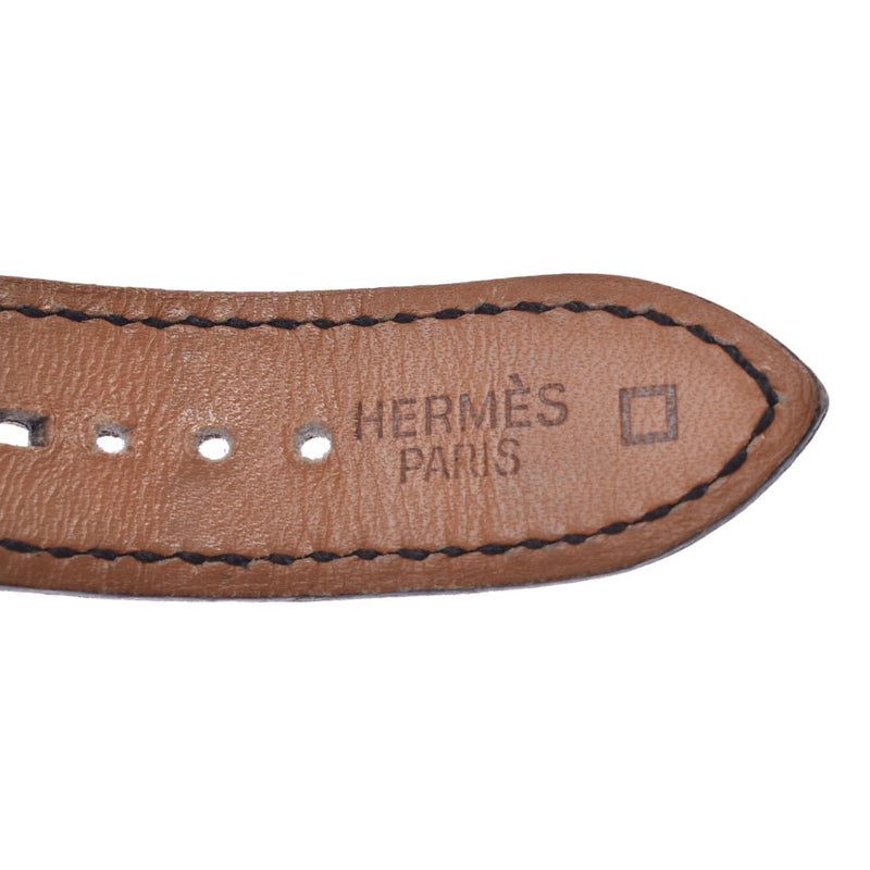 HERMES エルメス ベルトウォッチ BE1.210 レディース SS/革 腕時計 クオーツ 白文字盤 ABランク 中古 銀蔵