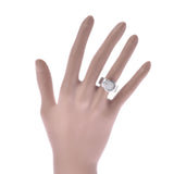 BVLGARI 宝格丽图博加加戒指 8.5 女士 K18WG/帕夫迪亚戒指 A 级二手银藏