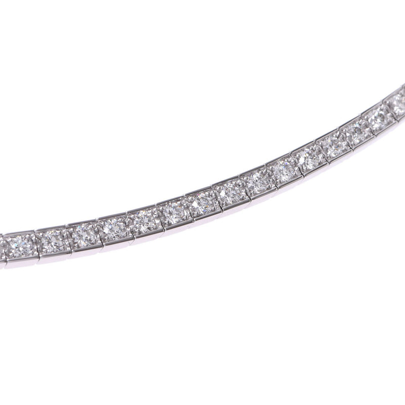 卡地亚Cartier Raniere Full Diamond＃14 Ladies K18WG / Diamond Bracelet A Rank Used Ginzo