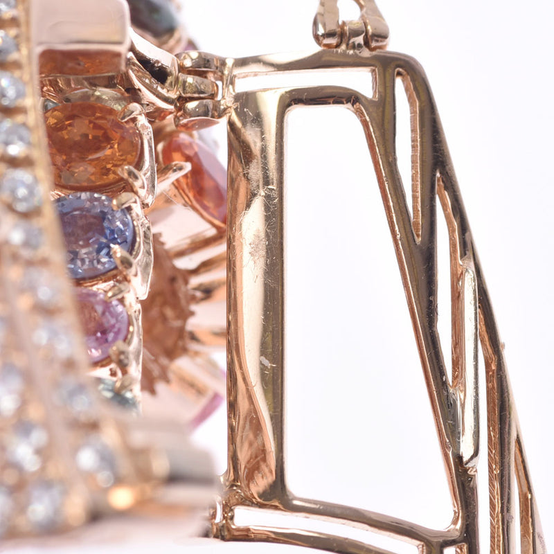 其他ZYDO ITTALY腰带环自由尺寸蓝宝石钻石中性K18戒指A级二手银藏