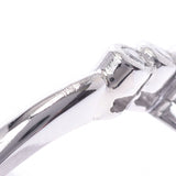 Other diamonds, 0.326ct, D-SI1-EX 0.122ct 10, Ladies Pt900, Platinum Platinum Rings, Ring A-A-Rank, used silver.