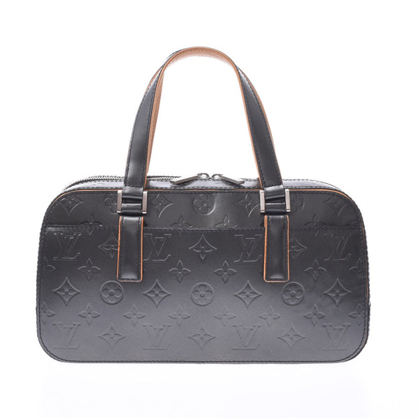 Louis Vuitton Monogram Matt Stockton black m55172 ladies handbags ab