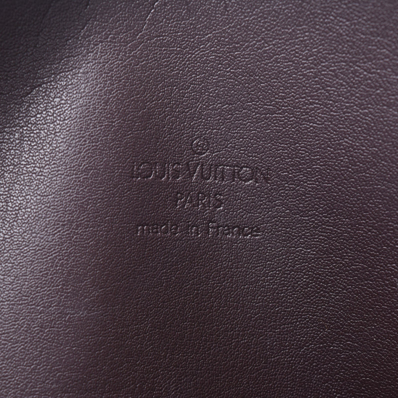Louis Vuitton VERNIS Bedford amaranth m91996 womens handbags a rank silver gin
