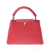 LOUIS VUITTON Louis Vuitton capsine BB Ruby M94754 Lady St Lyon leather 2WAY bag a-rank used silver