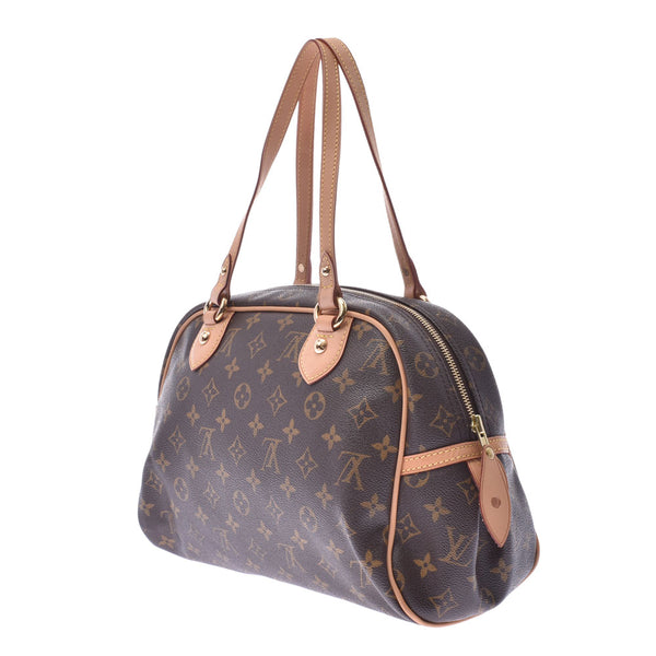 ●「LOUIS VUITTON = Louis Vuitton Monogram = Montreguille PM Brown M95565 = Unisex Handbag A Rank used silverware