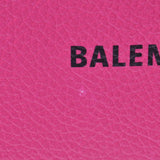 BALENCIAGA バレンシアガ カード/コインケース ピンク 594214 ユニセックス カーフ コインケース 新同 中古 銀蔵