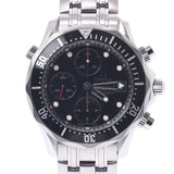 Omega Omega Seamaster 300 chronograph 213.30.42.40.01.001 Mens SS Watch automatic scroll black dial Silver