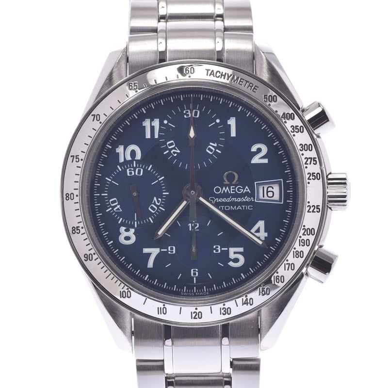 OMEGA Omega Speed: Master Deit 3513.82 Menz SS watch, automatic winding, blue, blue, A-ranked, used silver.