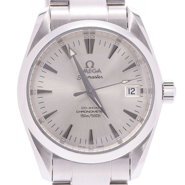 OMEGA Omega Seamaster Aqua Terra 150m Back Skelton 2503.30 Men's SS Watch Automatic Winding Silver Dial A Rank Used Ginzo