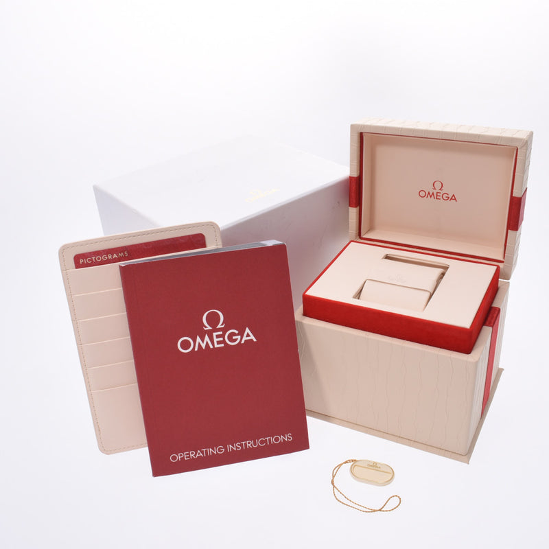 OMEGA Omega Devil Prestige 424.10.24.60.05.001 Ladies SS Watch Quartz Shell Dial A Rank Used Ginzo