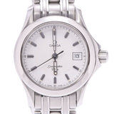 OMEGA omega Cima star 120m 2581.21 Lady's SS watch quartz white clockface A rank used silver storehouse