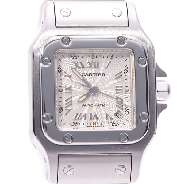 Cartier Santos Garth SM 20th anniversary Ladies SS Watch Automatic Silver Dial