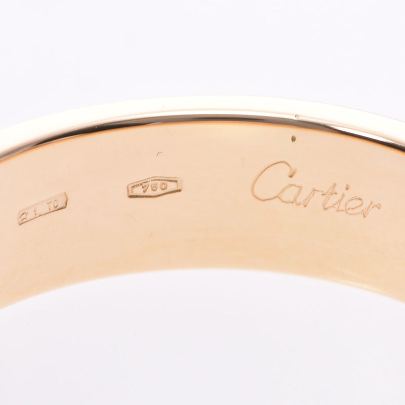 CARTIER Cartier #63 22, Unsex K18YG Rings, Rings, Ring A, A Rank, Used in Ginzo.