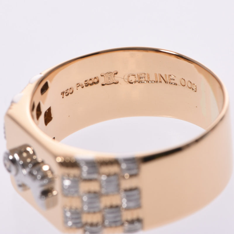 CELINE赛琳（Celine）21号中性K18YG / PT900 /钻石戒指/戒指A级二手Ginzo
