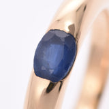 Cartier elope ring 1p sapphire 11 ladies K18 YG ring ring