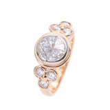 MOUAWAD Diamond No. 1.08ct No. 7 Ladies K18YG Ring/Ring A Rank Used Ginzo