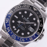 ROLEX Rolex GMT Master 2 Black/Blue Bezel 116710BLNR Men's SS Watch Automatic Winding Black Dial A Rank Used Ginzo