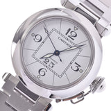 CARTIER Pasha C Big Date W31055M7 Men's SS Watch Automatic White Dial A Rank Used Ginzo