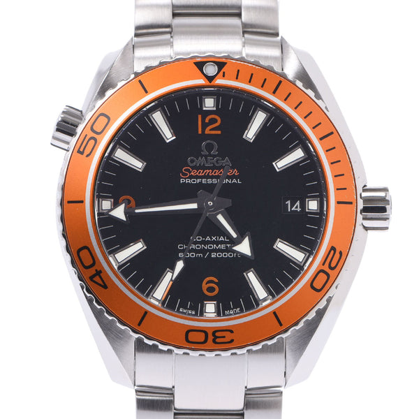 OMEGA omega Cima star planet ocean orange bezel 232.30.42.21.01.002 men's SS watch self-winding watch lindera board AB rank used silver storehouse