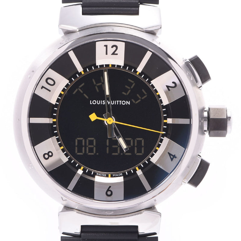 ルイヴィトンタンブール インブラック ユニセックス 腕時計 Q118F