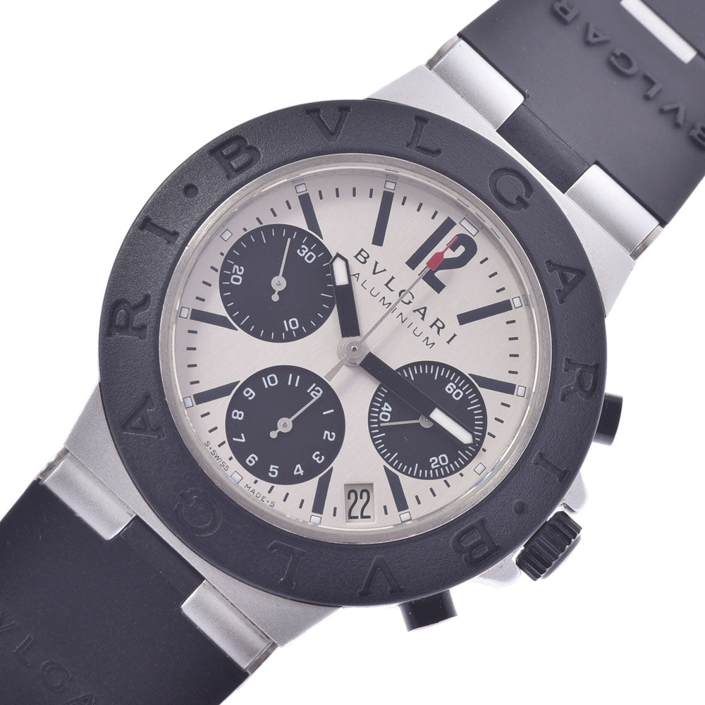 ブルガリアルミニウム 38 クロノグラフ メンズ 腕時計 AC38TA BVLGARI 中古 – 銀蔵オンライン