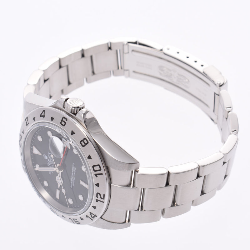 ROLEX ロレックス エクスプローラー2 EX2 16570 メンズ SS 腕時計 自動巻き 黒文字盤 Aランク 中古 銀蔵