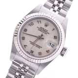Lax Rolex date just 79174 ladies WS / SS Watch automatic Ivory / computer Arabia dial a
