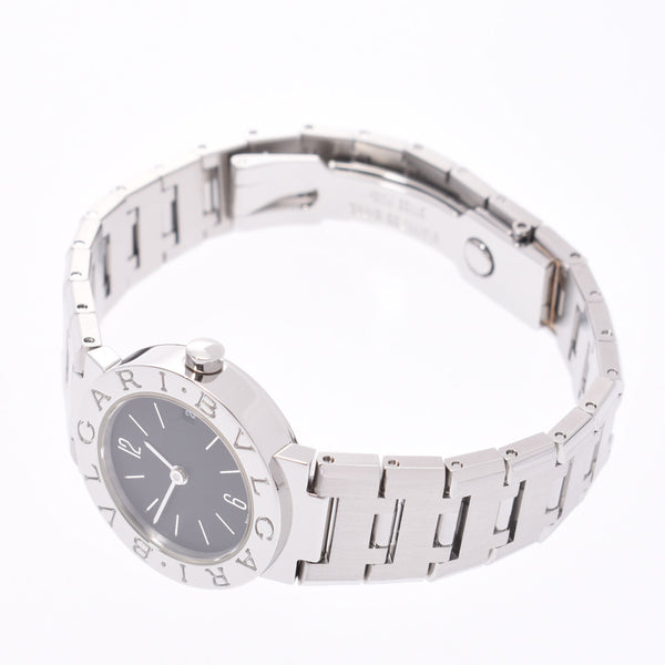 BVLGARI Bvlgari Bvlgari Bvlgari Bvlgari 23 BB23SS ladies SS watch Quartz Black Dial A Rank used silver stock