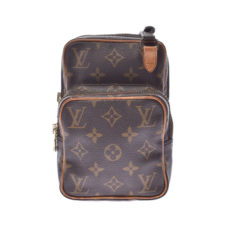 極 美品 LOUIS VUITTON ルイヴィトン モノグラム アマゾン レザー 本革 