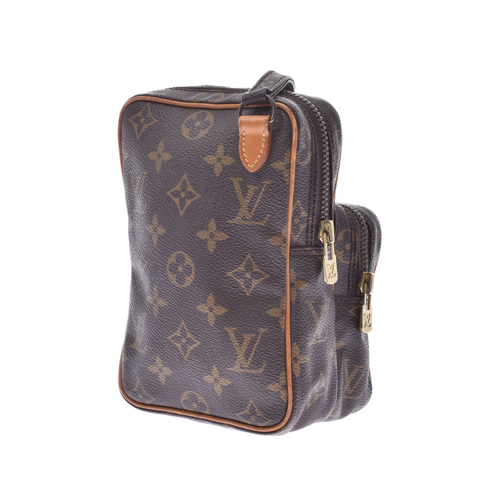 LOUIS VUITTON ルイヴィトン モノグラム ミニアマゾン ブラウン M45238 ユニセックス ショルダーバッグ Cランク 中古 銀蔵