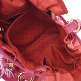 LOEWE,Roebe Flamenco 28,Red / Pink,Ladies,Nappa Leather,Shoulderbag B-Rank,使用银器。