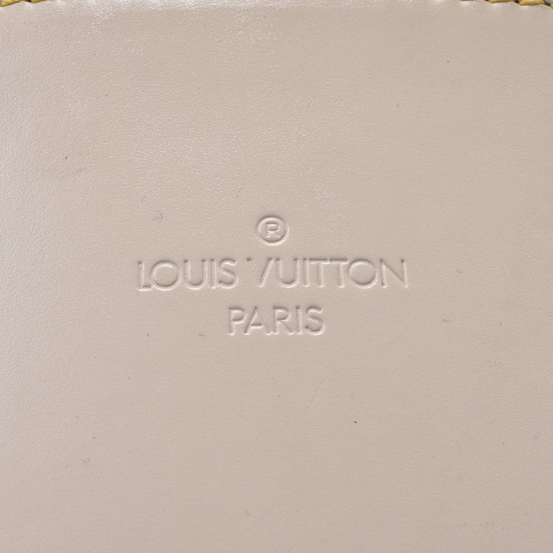LOUIS VUITTON ルイヴィトンスハリロックイット GM white M91862 unisex goat leather handbag B rank used silver storehouse