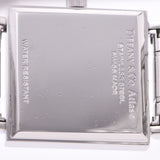 TIFFANY&Co. Tiffany Atlas Square Ladies SS watch Quartz White Dial A-Rank used silver stock