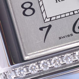 JAEGER-LECOULTRE ジャガー・ルクルト レベルソ フローラル ベゼルダイヤ 265.8.080 SS 時計 クオーツ シルバー文字盤 Aランク 中古 銀蔵