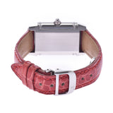 JAEGER-LECOULTRE ジャガー・ルクルト レベルソ フローラル ベゼルダイヤ 265.8.080 SS 時計 クオーツ シルバー文字盤 Aランク 中古 銀蔵