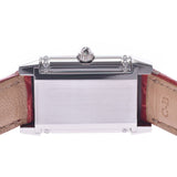 JAEGER-LECOULTRE ジャガー・ルクルト レベルソ フローラル ベゼルダイヤ 265.8.080 SS 時計 クオーツ シルバー文字盤 Aランク 中古 銀蔵