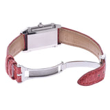 JAEGER-LECOULTRE ジャガー・ルクルト レベルソ フローラル ベゼルダイヤ 265.8.080 SS 時計 クオーツ シルバー文字盤 Aランク 中古 銀蔵