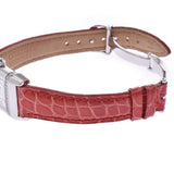 JAEGER-LECOULTRE ジャガー・ルクルト レベルソ フローラル ベゼルダイヤ 265.8.080 SS 時計 クオーツ シルバー文字盤 Aランク 中古 銀蔵