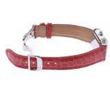 JAEGER-LECOULTRE ジャガー・ルクルト レベルソ フローラル ベゼルダイヤ 265.8.080 SS 時計 クオーツ シルバー文字盤 Aランク 中古 銀蔵