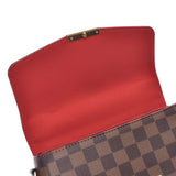 LOUIS VUITTON路易威登Damier Croisette 2WAY包棕色N53000女士手提包Shindo二手Ginzo