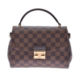 LOUIS VUITTON路易威登Damier Croisette 2WAY包棕色N53000女士手提包Shindo二手Ginzo