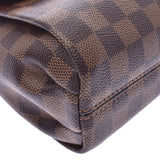 LOUIS VUITTON路易威登Damier Croisette 2WAY包棕色N53000女士手提包Shindo二手Ginzo