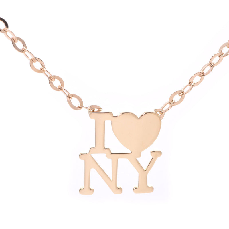 TIFFANY&Co. Tiffany I LOVE NY ladies K18YG necklace a rank used silver