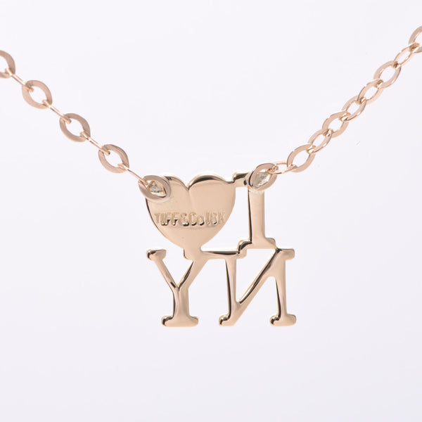 TIFFANY&Co. ティファニー I LOVE NY レディース K18YG ネックレス Aランク 中古 銀蔵